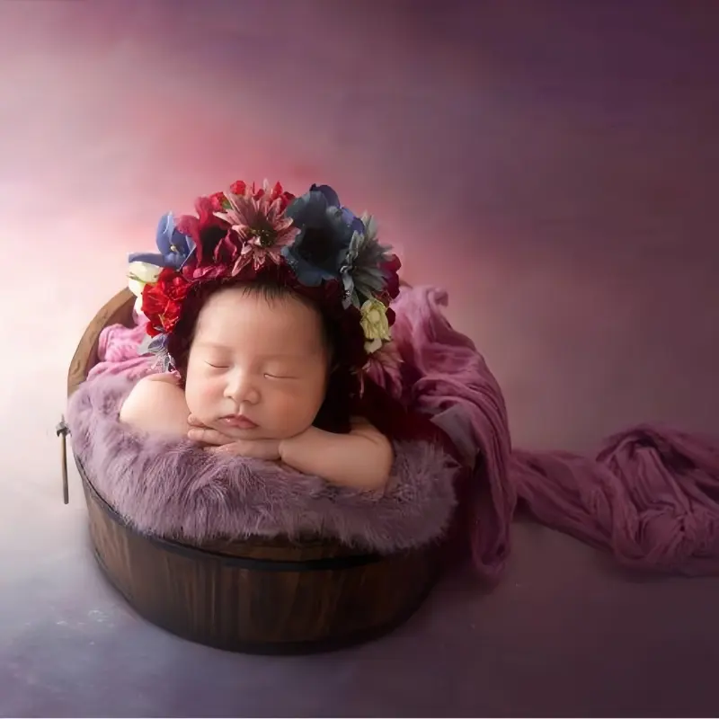 Vintage Wooden Posing Bucket Props